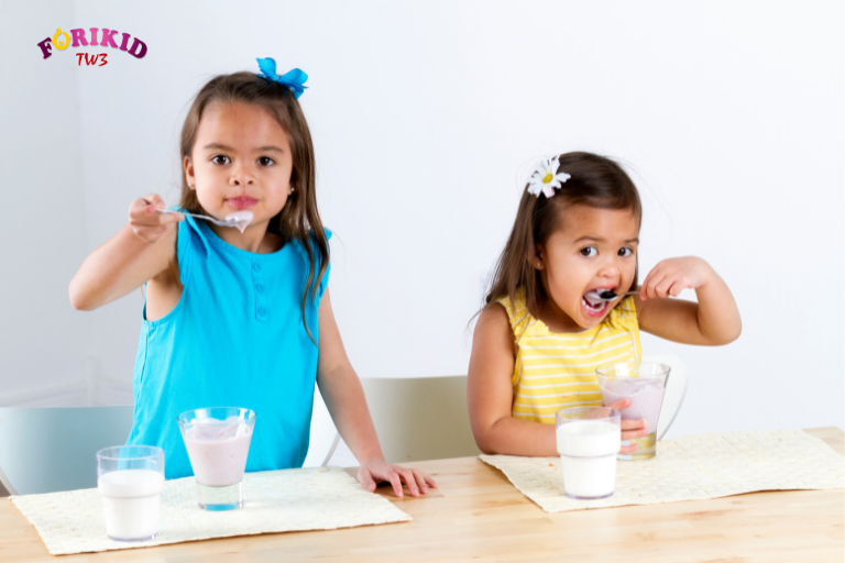 Bổ sung probiotic trong sữa chua giúp cải thiện tình trạng tiêu hóa của trẻ