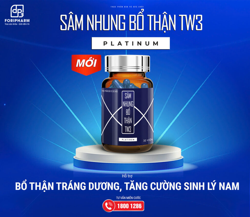 Sâm nhung bổ thận TW3 Platinum