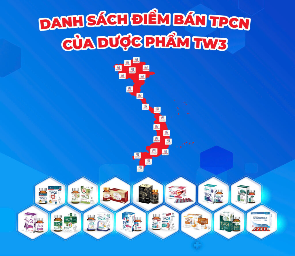 Điểm bán hàng TPCN của Dược phẩm TW3