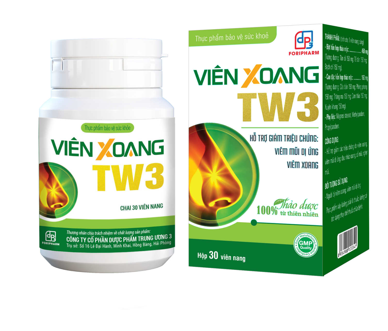Viên Xoang TW3 hộp 60 viên